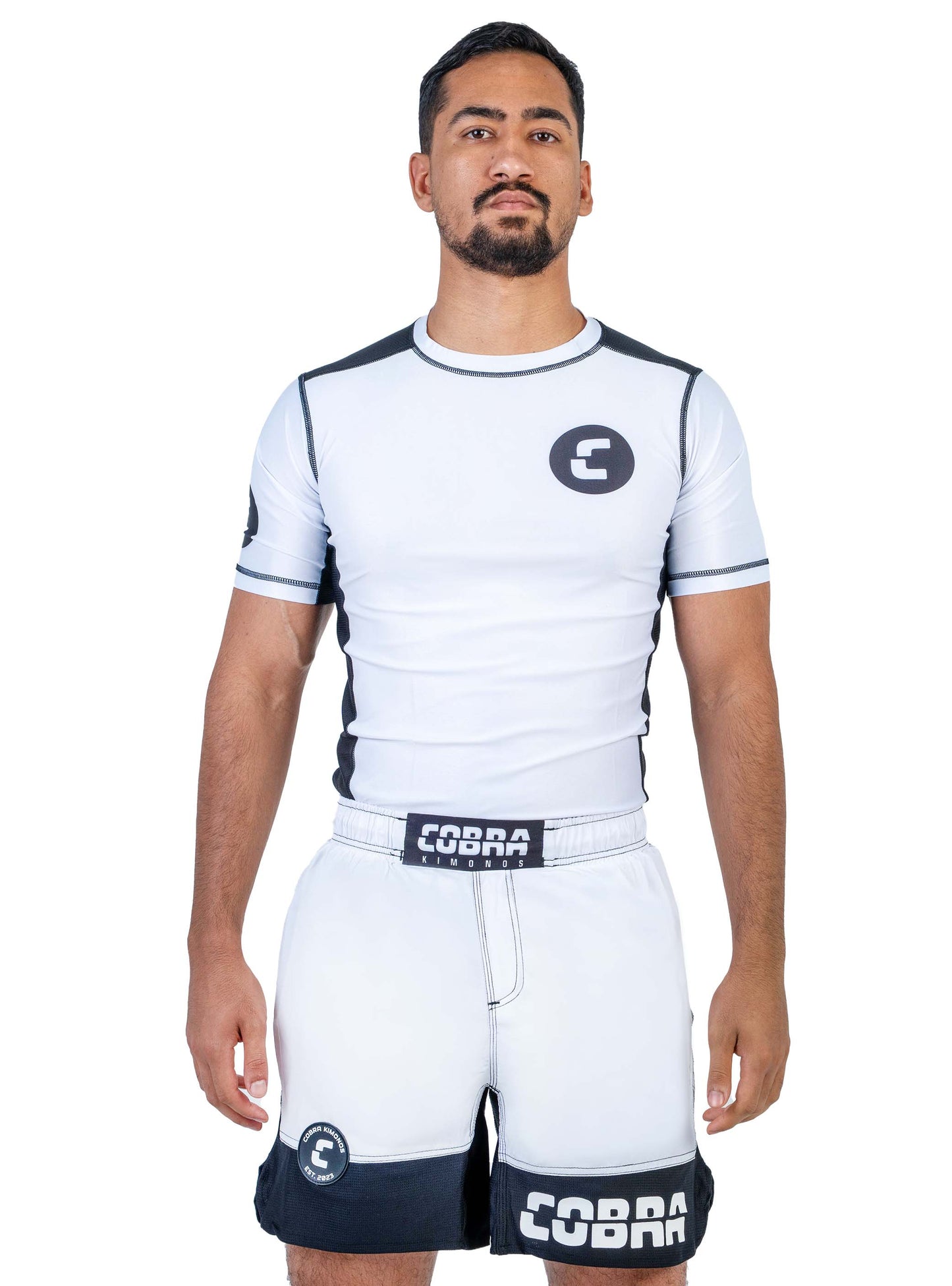 WHITE MIST RASH GUARD
