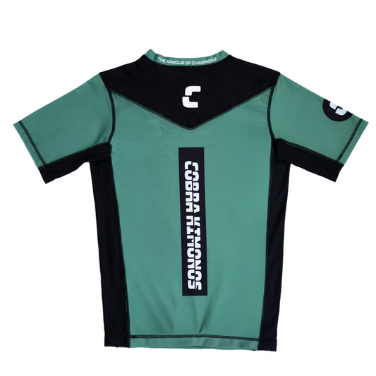 GREEN MIST RASH GUARD