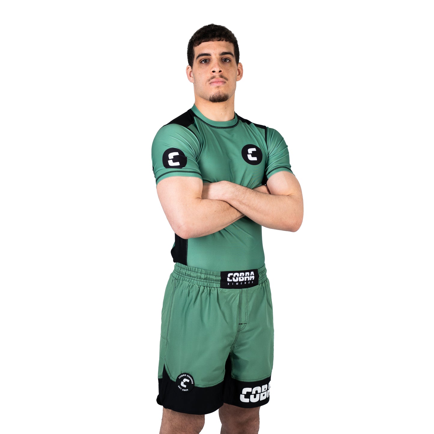 GREEN MIST RASH GUARD